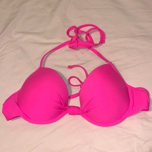 Garage Neon Pink Push-up Bikini Top